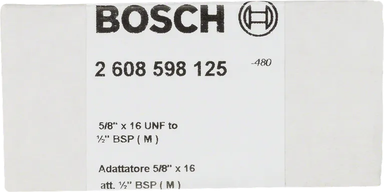 „Bosch “ 5/8 colio adapteris deimantinėms karūnoms pjauti.