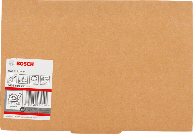 „Bosch“ pjovimo kreiptuvas su dulkių ištraukimo anga.