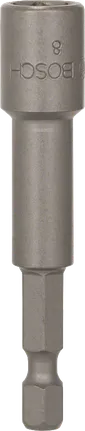 „Bosch“ veržlių rinktuvas, 65 mm ilgio, 1/4 colio šešiakampis kotas, skirtas M5 sriegiui.