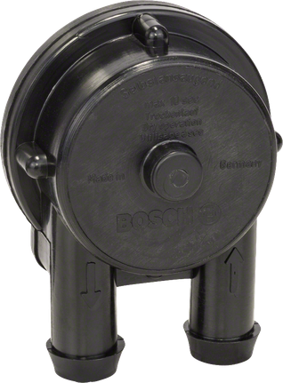 „Bosch“ vandens pompa su 1/2 colio žarnos jungtimi.