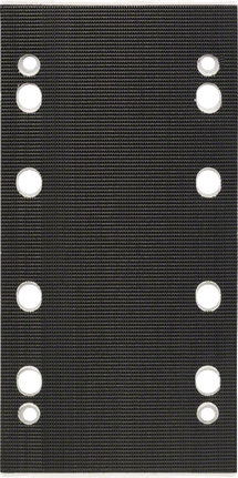 „Bosch“ šlifavimo plokštė, 93x185 mm, skirta lakštinio šlifavimo staklėms.