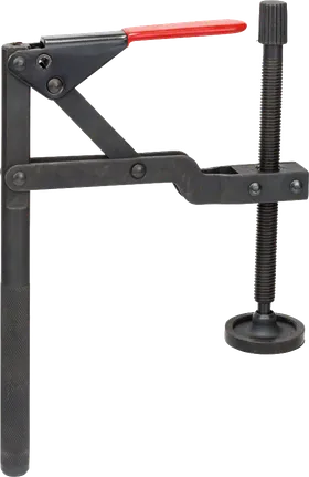 „Bosch“ vertikalus greito užspaudimo laikiklis saugiam tvirtinimui.