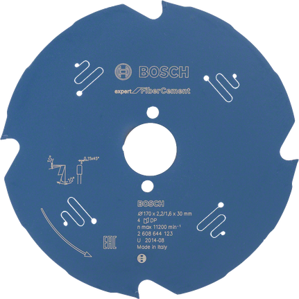 „Bosch“ diskinis pjūklo diskas „Expert for Fibre Cement“.