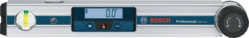 „Bosch GAM 220“ kampmatis su skaitmeniniu ekranu.