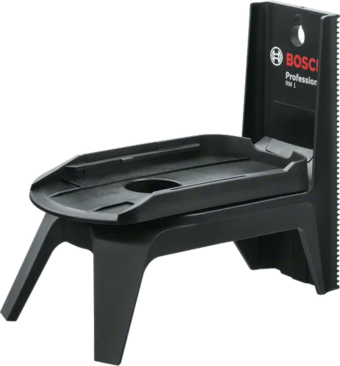 „ Bosch RM 1“ priedas, reguliuojamas tvirtinimo laikiklis.
