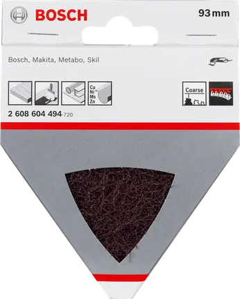 Bosch šiurkštus vilnos šlifavimo padas 93 mm.