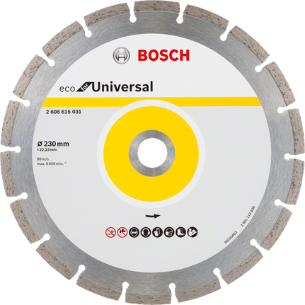 „Bosch Eco Universal“ deimantinis pjovimo diskas, 230 mm.