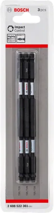 „Bosch Impact Control“ atsuktuvo antgalių rinkinys, 3 dalys.