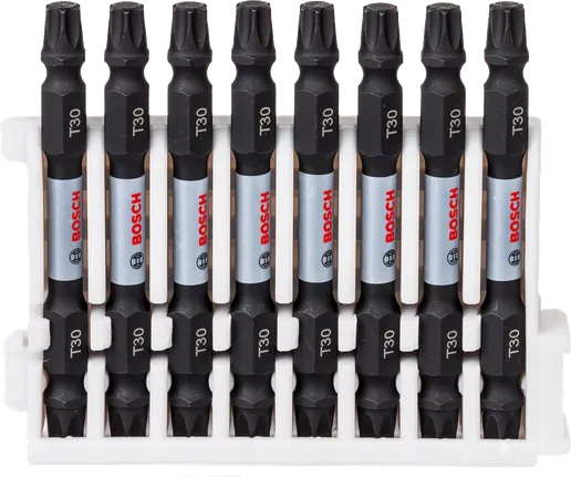 „Bosch Impact Control“ atsuktuvo antgaliai T30, 8 dalių pakuotė.