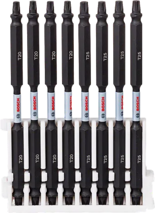 „Bosch Impact Control“ atsuktuvo antgalių rinkinys, 8 dalys, T20 T25, 110 mm.
