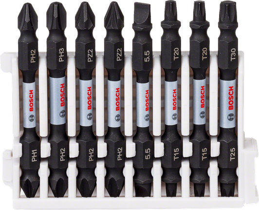 „Bosch Impact Control“ atsuktuvo antgalių rinkinys, 8 dalių.