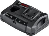 „Bosch GAX 18V-30“ dviejų lizdų įkroviklis su USB jungtimi.