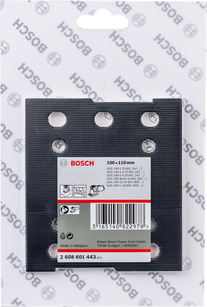 „Bosch“ 100 × 110 mm šlifavimo popierius.