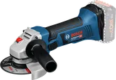 Akumuliatorinis kampinis šlifuoklis „ Bosch GWS 18V-LI“.