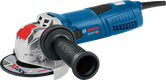 „Bosch GWX 13-125“ kampinis šlifuoklis su „X-LOCK“ sistema.