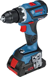 „Bosch GSR 18V-60 C“ akumuliatorinis gręžtuvas su „ProCORE“ akumuliatoriumi.