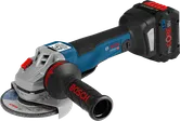 Akumuliatorinis kampinis šlifuoklis „ Bosch GWS 18V-10 PC“, 125 mm diskas.