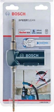 „Bosch SDS plus-9 Speed ​​Clean“ dulkių nepaliekantis grąžtas, 6 mm.