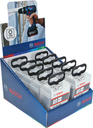 „Bosch T25“ 25 mm atsuktuvo antgaliai, 25 vnt.