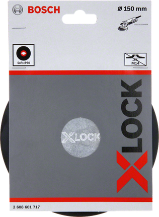 „Bosch X-LOCK“ 150 mm minkštas atraminis padas.