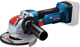 „Bosch GWX 18V-10“ kampinis šlifuoklis su „X-Lock“ sistema.