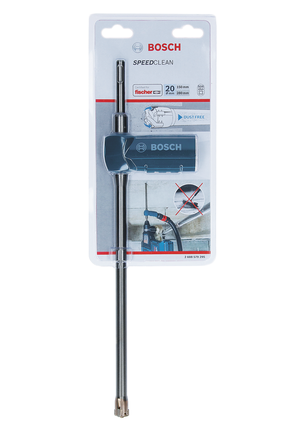 „Bosch SDS plus-9 Speed ​​Clean“ grąžtas gręžimui be dulkių.