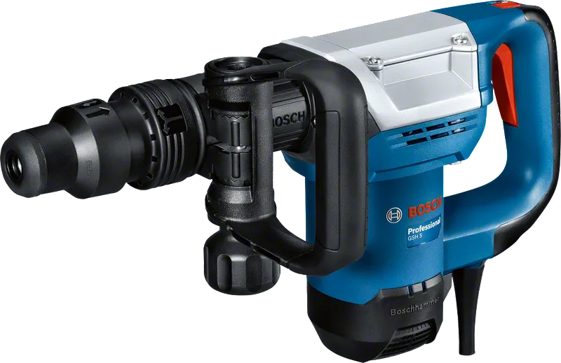 „ Bosch GSH 5“ griovimo plaktukas su vibracijos slopinimo funkcija.