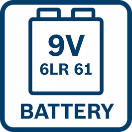 9V 6LR61 baterija 