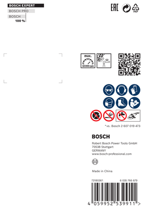 „Bosch EXPERT HardCeramic X-LOCK“ deimantinis pjovimo diskas 85 × 22,23 × 1,6 × 7 mm.