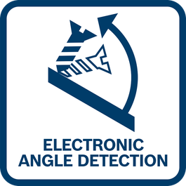  „Electronic Angle Detection“: padeda naudotojui sukti varžtus ir gręžti į nuožulnius paviršius tam tikru kampu. Naudotojas gali rinktis iš jau nustatytų kampų arba įvesti konkretų kampą naudodamas programą