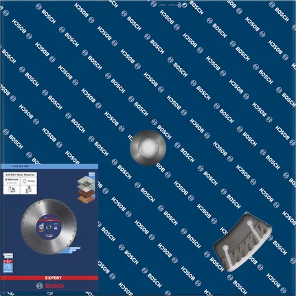 „Bosch EXPERT MultiMaterial“ deimantinis pjovimo diskas 450 × 25,40 mm.
