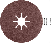 „Bosch EXPERT R781 Prisma“ keramikinio pluošto diskas, 180 mm, grūdėtumas 80.