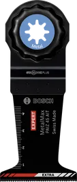 Daugiafunkcio įrankio „Bosch EXPERT MetalMax PAIZ 45 AIT“ peilis metalui pjauti.
