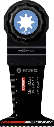 Daugiafunkcio įrankio „Bosch EXPERT MetalMax PAIZ 45 AIT“ peilis metalui pjauti.