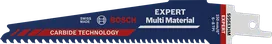 „Bosch EXPERT Multi Material“ karbido tiesinio pjūklo diskas.