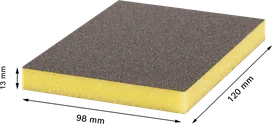 „Bosch EXPERT S473“ smulkaus šlifavimo padas, 98 x 120 x 13 mm.