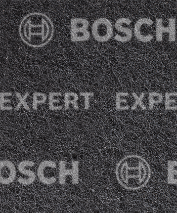 „Bosch EXPERT N880“ juodas vidutinio kietumo vilnos šlifavimo padas rankiniam šlifavimui.