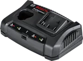 „ Bosch GAX 18V-30“ įkroviklis su USB jungtimi.