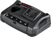 „ Bosch GAX 18V-30“ įkroviklis su USB jungtimi.