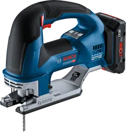 „ Bosch GST 18V-155 BC“ akumuliatorinis siaurapjūklis giliems medienos pjovimams.