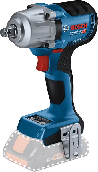 „Bosch GDS 18V-450“ akumuliatorinis smūginis veržliasukis.