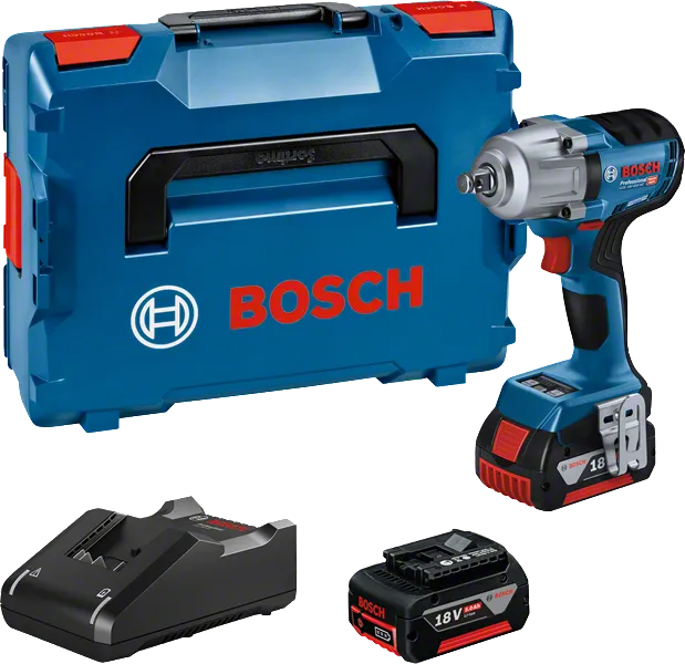 „Bosch GDS 18V-450“ akumuliatorinis smūginis veržliasukis.