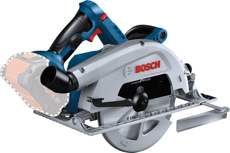 „Bosch GKS 18V-68 C“ akumuliatorinis diskinis pjūklas medienai.