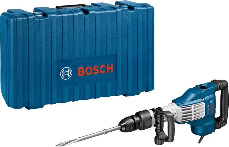 „Bosch GSH 11 VC“ griovimo plaktukas su nešiojimo dėklu.