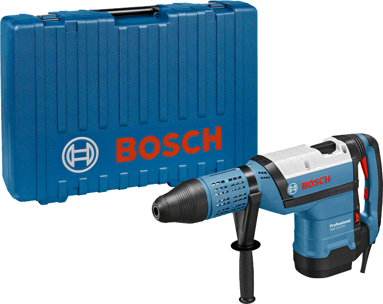„Bosch GBH 12-52 DV“ perforatorius su nešiojimo dėklu.