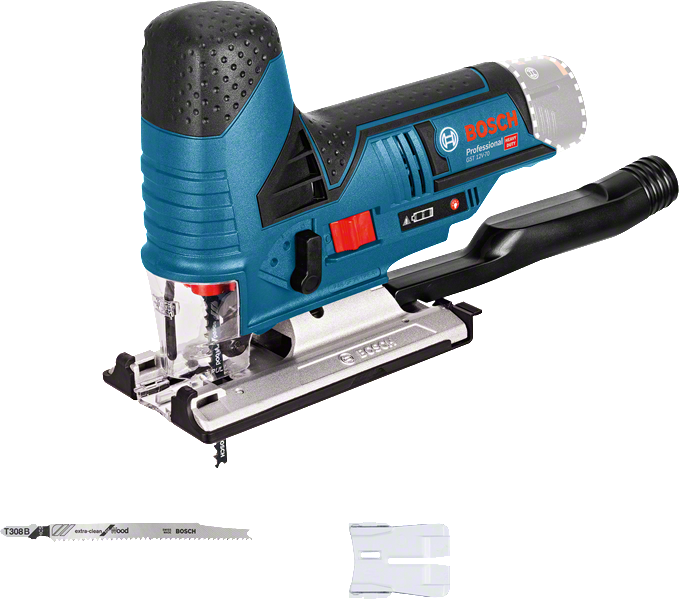 „ Bosch GST 12V-70“ akumuliatorinis siaurapjūklis su peiliuku.