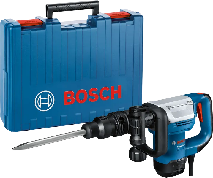 „ Bosch GSH 5“ griovimo plaktukas su nešiojimo dėklu.