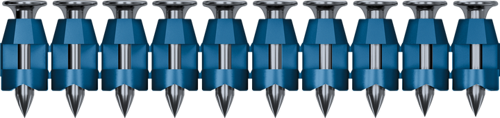 „Bosch NB-16“ vinys, plieninių vinių juostoje pakuotė.