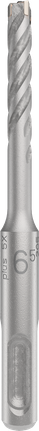 „Bosch PRO SDS plus-5X“ smūginis grąžtas 6,5x50x110 mm.
