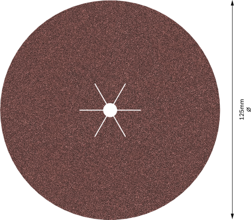 „Bosch PRO F460“ 125 mm šlifavimo popierius, 180 grūdėtumo.